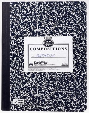 Bathers, c. 1994&ndash;97 (RLCR 4347). An unused, blank notebook titled "BATHERS" was housed together with the envelope
