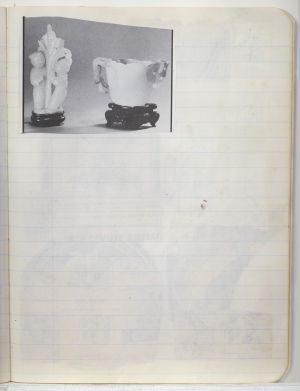 Jericho Compositions Notebook, Drawings in this book c. 1970–76 (RLCR 1923). Page 22r