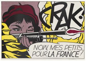 Artwork: CRAK! Poster, 1963/1964 (RLCR 4802) Photo: Courtesy Bowdoin College Museum of Art Poster version 5