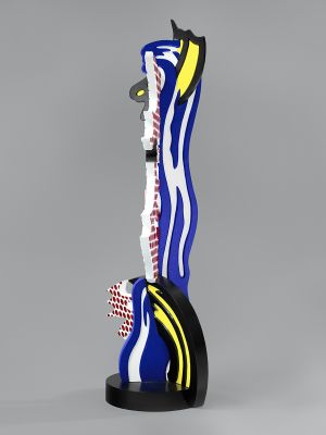 Artwork: Brushstroke Head IV (Maquette), 1987 (RLCR 3619)