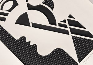 Modern Head #5, 1970 (RLCR 1887). Detail