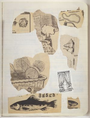 Jericho Compositions Notebook, Drawings in this book c. 1970–76 (RLCR 1923). Page 5r