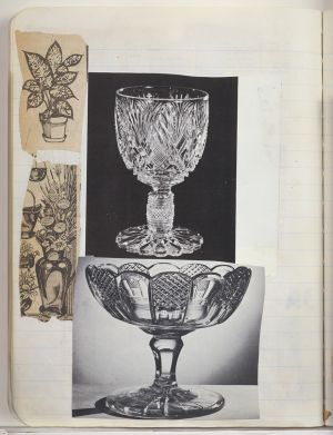 Jericho Compositions Notebook, Drawings in this book c. 1970–76 (RLCR 1923). Page 3v