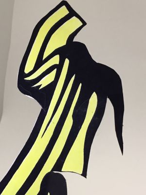 Brushstroke (Maquette), c. 1997 (RLCR 4654). Detail