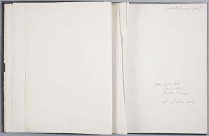 Black Sketchbook [1], Drawings in this book c. 1964–68 (RLCR 1205). To-do list (page 5)