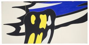 Brushstrokes in Flight (Study), c. 1982 (RLCR 3109). Detail