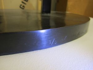 Mirror I, 1976 (fabricated 1977, posthumous 0/3 fabricated 2019) RLCR 2533.3/3.  Inscription