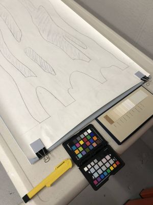 Brushstroke Chair (Study), c. 1986 (RLCR 3487.1). Detail