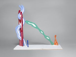 Artwork: Brushstroke Group (Maquette), 1996 (RLCR 4462)
