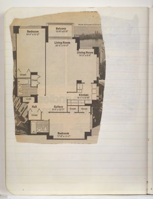 Jericho Compositions Notebook, Drawings in this book c. 1970–76 (RLCR 1923). Page 33v