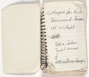 Mead Memo Book, Drawing in this book c. 1991–94 (RLCR 4097). Page 1