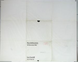 Artwork: Brushstroke Poster, 1965 (RLCR 4803)  Mailer verso