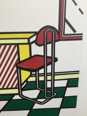 Interior with Built-In Bar (Study), c. 1990–91 (RLCR 3981). Detail