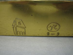 Modern Sculpture with Three Discs, c. 1967 (fabricated 1967–69) RLCR 1505.2/3.  Inscription