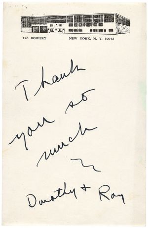 Artwork: Illustrated Letter to Walasse Ting, c. 1969 (RLCR 1679)  Sheet 5