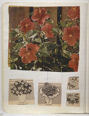 Jericho Compositions Notebook, Drawings in this book c. 1970–76 (RLCR 1923). Page 21v