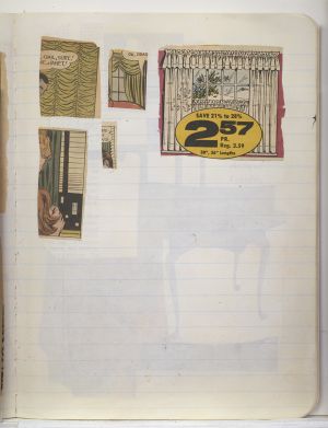 Jericho Compositions Notebook, Drawings in this book c. 1970–76 (RLCR 1923). Page 18r