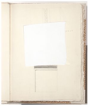 Paintings (Studies), c. 1983 (RLCR 3181.7). Page with back sheet for contrast