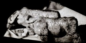 Artwork: Water Buffalos, c. 1942–43 (RLCR 19) Photo: Courtesy RLF Archives Enhanced detail of archival image