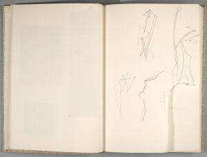 Head and Airplane (Studies), c. 1987–89 (RLCR 3688). Page 7 (RLCR 3690.2) of RLCR 3690, NY Central Beige Sketchbook [2], from which the drawing originates