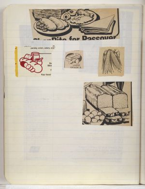 Jericho Compositions Notebook, Drawings in this book c. 1970–76 (RLCR 1923). Page 35v