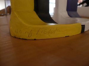 Little Glass, 1979 (fabricated 1979–80, posthumous 0/6 fabricated 2021) RLCR 2868.2/6.  Inscription