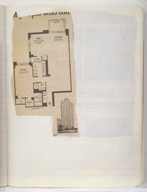 Jericho Compositions Notebook, Drawings in this book c. 1970–76 (RLCR 1923). Page 33r