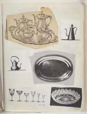 Jericho Compositions Notebook, Drawings in this book c. 1970–76 (RLCR 1923). Page 2r
