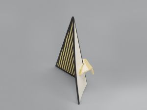 Artwork: Wall Pyramid (Model), c. 1997 (RLCR 4746) Photo: Courtesy Whitney Museum of American Art
