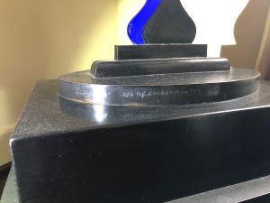 Mirror II, 1977 (fabricated 1977, posthumous 0/3 fabricated 2021) RLCR 2635.2/3.  Inscription