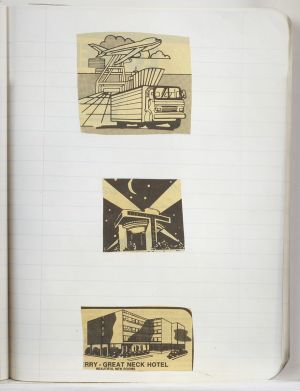 Interiors Compositions Notebook, Drawings in this book c. 1991–94 (RLCR 4096). Page 41