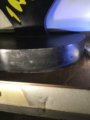 Brushstroke, 1982 (fabricated 1982, posthumous 0/6 fabricated 2021) RLCR 3107.1/6.  Inscription