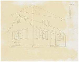 House I (Study), c. 1996 (RLCR 4516). Sheet at time of examination in 2017