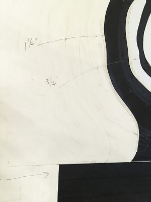 Brushstroke (Study), 1981 (RLCR 3009). Detail