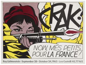 Artwork: CRAK! Poster, 1963/1964 (RLCR 4802) Photo: Courtesy Bowdoin College Museum of Art Poster version 4