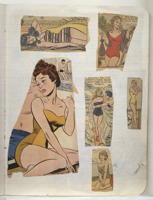 Jericho Compositions Notebook, Drawings in this book c. 1970–76 (RLCR 1923). Page 14r