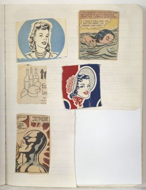 Jericho Compositions Notebook, Drawings in this book c. 1970–76 (RLCR 1923). Page 12r