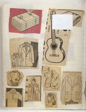 Jericho Compositions Notebook, Drawings in this book c. 1970–76 (RLCR 1923). Page 16v