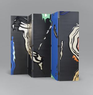 Artwork: Screen with Brushstrokes, c. 1984–86 (fabricated c. 1986–1990) (RLCR 3401) Photo: Courtesy Christie's RLCR 3401.2/12