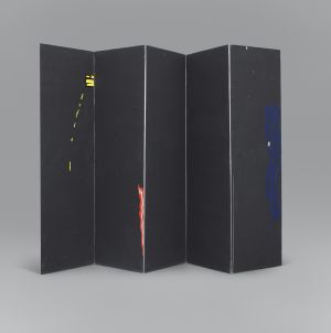 Artwork: Screen with Brushstrokes (Maquette), c. 1984–86 (RLCR 3400)