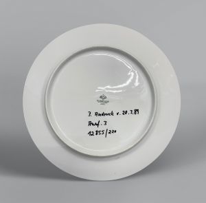 Artwork: Rosenthal Service Plate (Trial), c. 1988–90 (RLCR 4760)