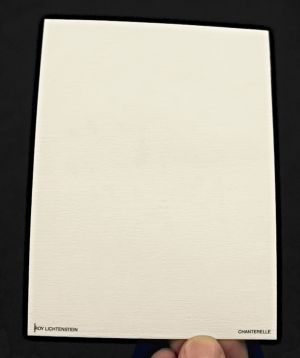 Illustrated Bill Holders, 1992 (RLCR 4804). Bill holder verso