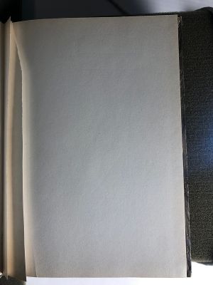 Liberté (Studies), 1989 (RLCR 3788). Raking light detail of linear depressions on page 61 of Marbled Sketchbook