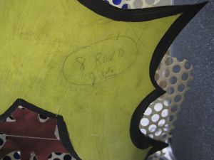 Desk Explosion (Model), c. 1964 (RLCR 1057). Detail