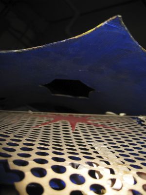 Desk Explosion (Model), c. 1964 (RLCR 1057). Detail