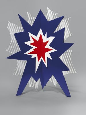 Artwork: Standing Explosion (Blue), 1965 (fabricated 1965) (RLCR 1157) Photo: Courtesy Christie's Face C