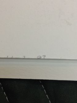 Nude with Yellow Pillow (Study), 1993 (RLCR 4305). Verso: Trimmed date inscription