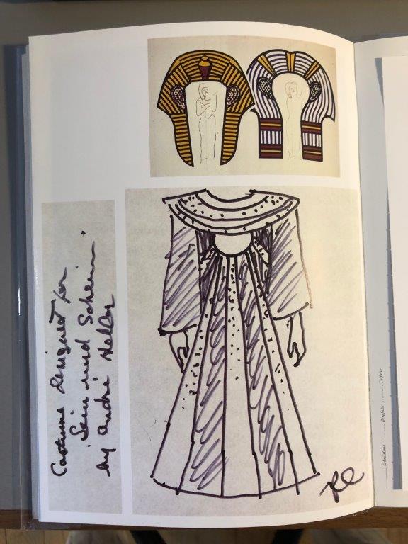 From a Publication: Reproduction of this work and a related inscription in theater program published by the Burgtheater, Vienna (Voss, U. 1993)