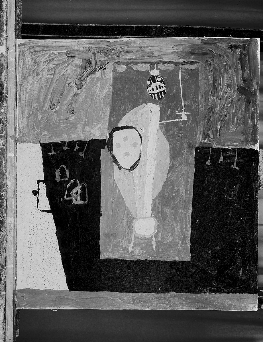 From RLF Archives: On the artist's easel Photo: Courtesy RLF Archives