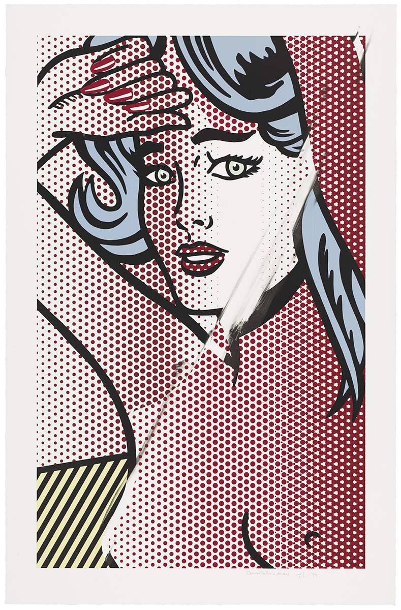 In a Public Collection: Nude with Blue Hair (Cancellation Proof). Whitney Museum of American Art, New York; The Roy Lichtenstein Study Collection, gift of the Roy Lichtenstein Foundation Photo: courtesy Whitney Museum of American Art